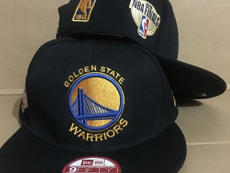 Golden State Warriors New Era 2019 NBA Finals Bound Side Patch Hat - Black Cheap