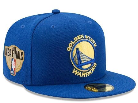 Golden State Warriors New Era 2019 NBA Finals Bound Side Patch 59FIFTY Fitted Hat - Royal Sale