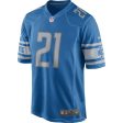 Ameer Abdullah Detroit Lions Nike Game Player Jersey - Blue Fashion