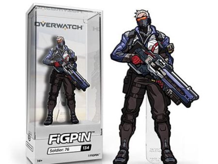 Overwatch Soldier 76: FiGPiN Enamel Pin Online Hot Sale