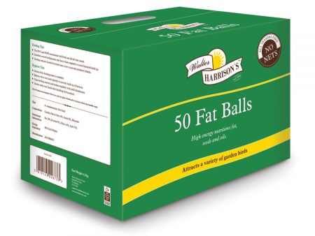 Walter Harrisons Fat Balls 85g Value Box of 50 Online Sale