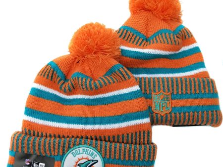 MIAMI DOLPHINS New Era 2019 Cold Weather Knit Hat For Discount