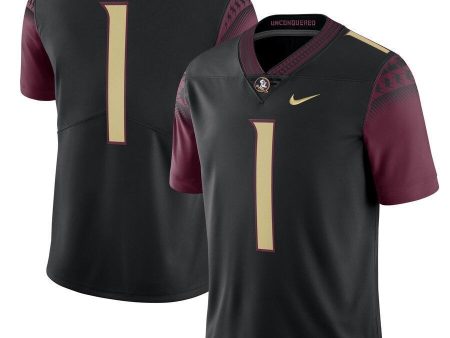 #1 Florida State Seminoles Nike Limited Football Jersey - Black Online now