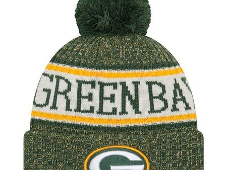 Green Bay Packers New Era 2019 Cold Weather Knit Hat – Green Hot on Sale