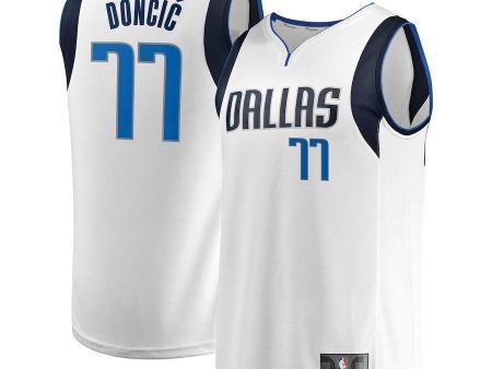 77-Luka Doncic Dallas Mavericks  Jersey – Association Edition – White on Sale