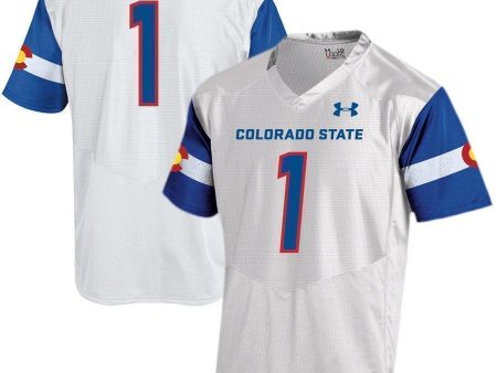 #1 Colorado State Rams Under Armour State Pride Football Jersey Online Sale