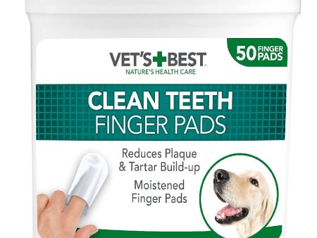 Vets Best Clean Teeth Finger Pads for Dogs (50pk) For Sale