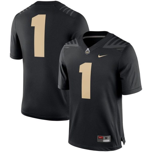 Purdue Boilermakers Nike Team Game Football Jersey - Black Sale