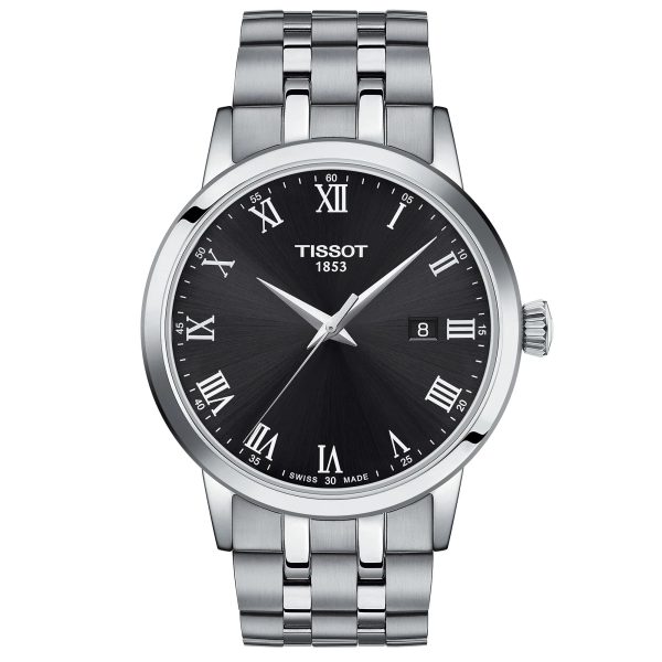 Tissot mens Classic Dream Stainless Steel Dress Watch Grey T1294101105300 Online Hot Sale