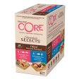 Wellness CORE Cat Wet Adult Signature Selects Flaked Multipack 8 x 79g For Discount