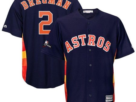 Alex Bregman Houston Astros Majestic 2019 Postseason Official Cool Base Player Jersey - Navy Online Sale