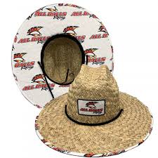 Custom Straw Hat with Patch and Fabric Underbrim For Cheap