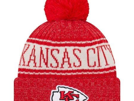 Kansas City Chiefs New Era 2019 Cold Weather Knit Hat – Red Hot on Sale