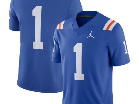 #1 Florida Gators Jordan Brand Throwback Alternate Game Jersey - Royal Sale