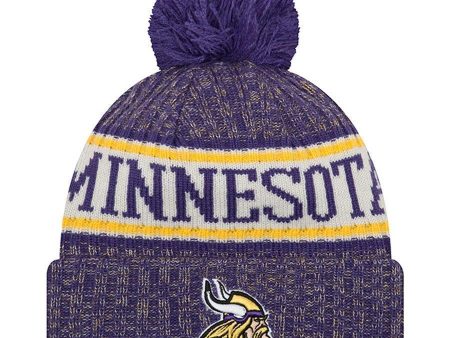 Minnesota Vikings New Era 2019 Cold Weather Knit Hat – Purple Online Hot Sale