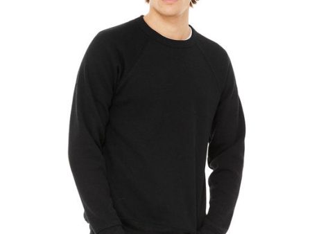 Bella + Canvas 3901 Unisex Sponge Fleece Raglan Sweatshirt For Cheap