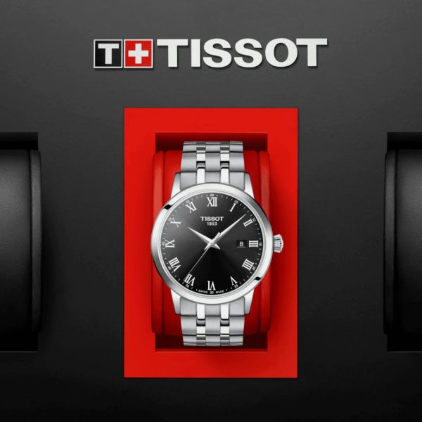 Tissot mens Classic Dream Stainless Steel Dress Watch Grey T1294101105300 Online Hot Sale