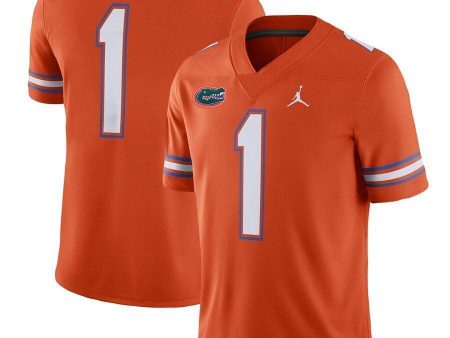 #1 Florida Gators Jordan Brand Alternate Game Jersey - Orange Cheap