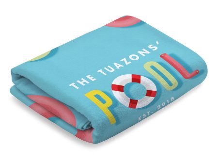 Personalized Cotton Beach Towel (BULK ORDERING) minimum 20ct. Cheap