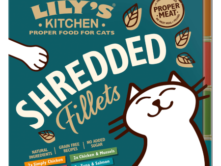 Lilys Kitchen Shredded Fillets 8 x 70g Multipack For Cheap