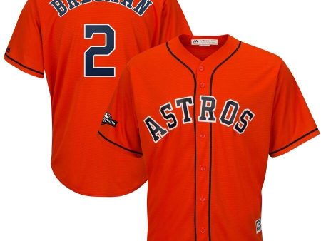 Alex Bregman Houston Astros Majestic 2019 Postseason Official Cool Base Player Jersey - Orange For Cheap