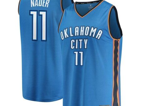 11-Abdel Nader Oklahoma City Thunder  Jersey - Icon Edition - Blue on Sale