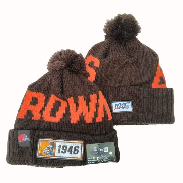 CLEVELAND BROWNS New Era 2019 Cold Weather Knit Hat For Sale