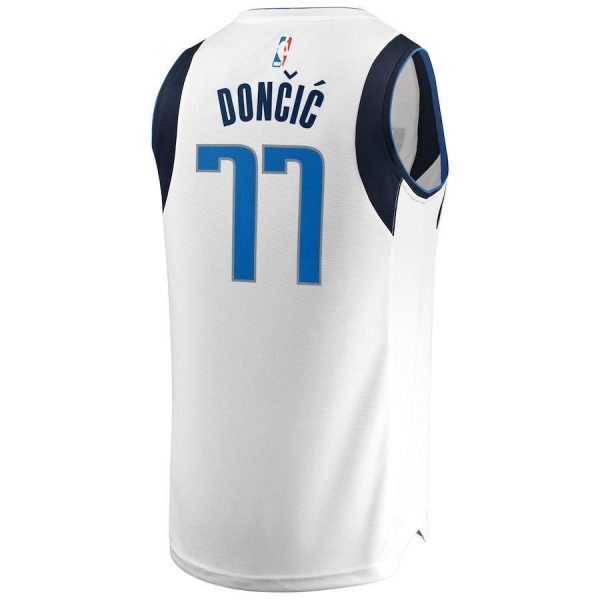 77-Luka Doncic Dallas Mavericks  Jersey – Association Edition – White on Sale