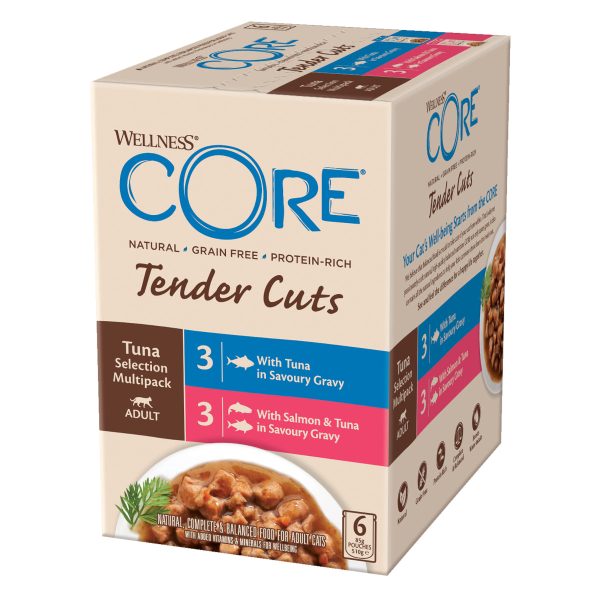 Wellness CORE Cat Wet Adult Tender Cuts Tuna Selection Multipack 6 x 85g Online