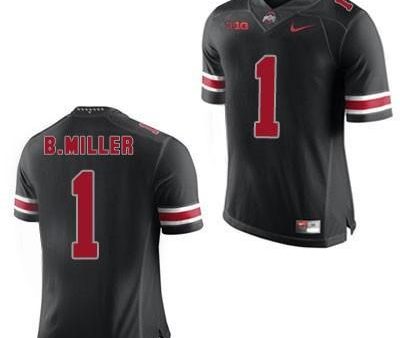 #1 Braxton Miller Ohio State Buckeyes Nike Football Jersey - Black For Sale