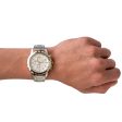 Fossil Men s Dean Quartz Stainless Steel Chronograph Watch, Color: Gold Silver (Model: FS4795IE) Online Hot Sale