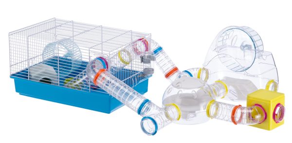 Ferplast Hamster Cage Cube Connectors Pack of 2 FPI 4836 Online now