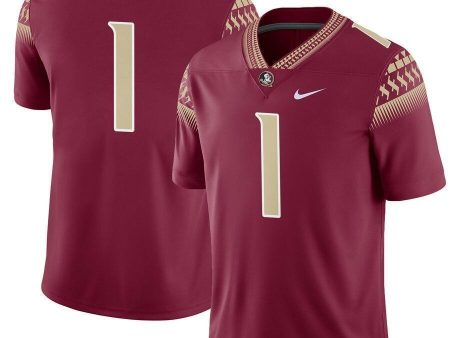 #1 Florida State Seminoles Nike Football Game Jersey - Garnet on Sale