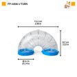 Ferplast Hamster Cage Accessories Tube U Turn FPI 4806 Online Hot Sale